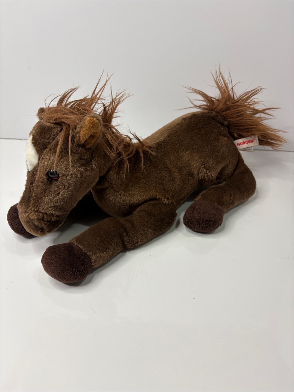 Aurora World  Inc. Plush Horse Pony Brown Stuffed Animal 13".